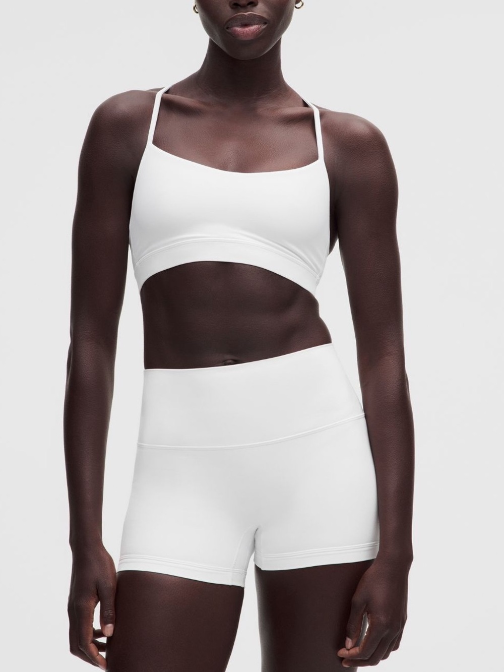 Lululemon Flow Y Bra Nulu Light Support A-C Cups White Size 6